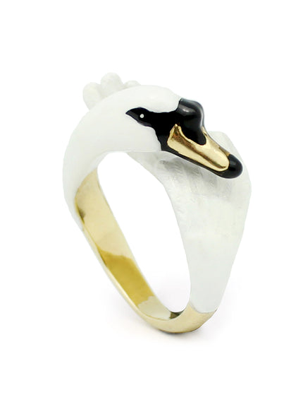 Ring - Swan - Weiß