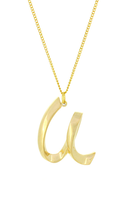 Alphabet U Gold - Ketting