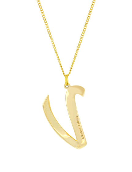 Alphabet V Gold - Ketting