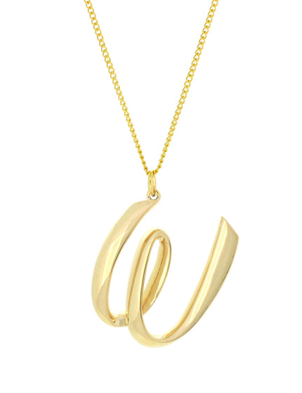 Alphabet W Gold - Ketting