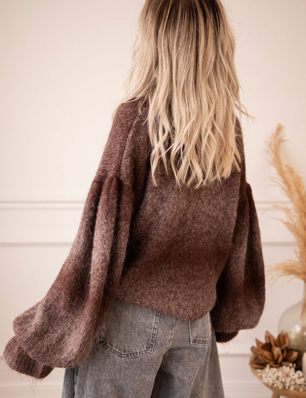 Afterglow Fade Brown - Trui - ellemilla
