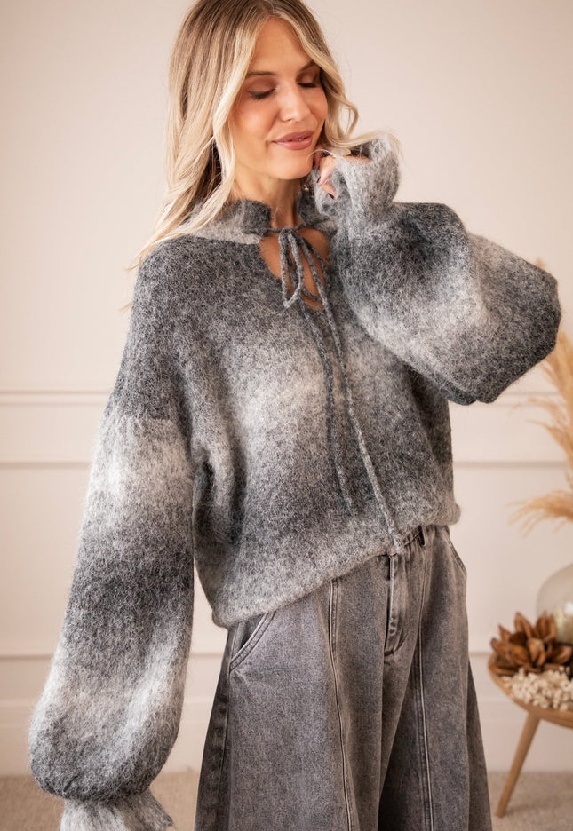 Afterglow Fade Grey - Trui - ellemilla