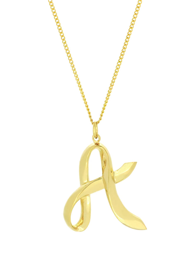 Alphabet A Gold - Ketting - ellemilla