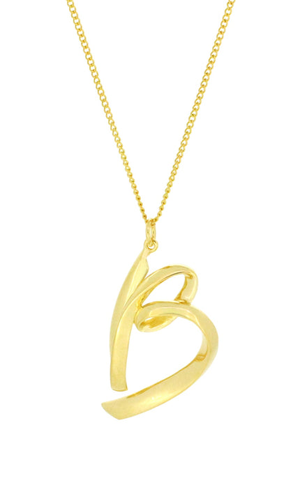 Alphabet B Gold - Ketting - ellemilla