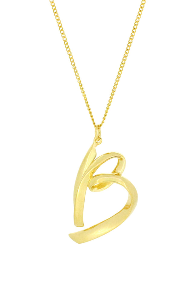 Alphabet B Gold - Ketting - ellemilla
