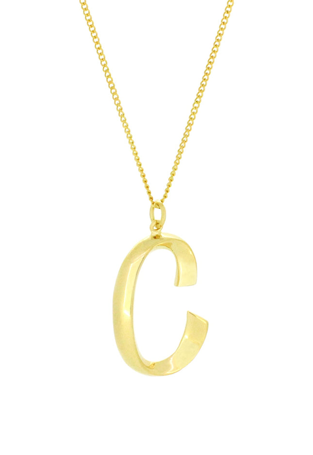 Alphabet C Gold - Ketting - ellemilla