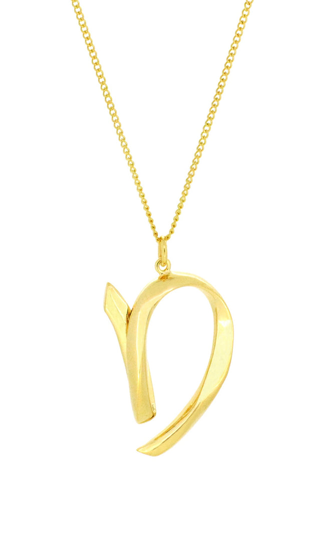 Alphabet D Gold - Ketting - ellemilla