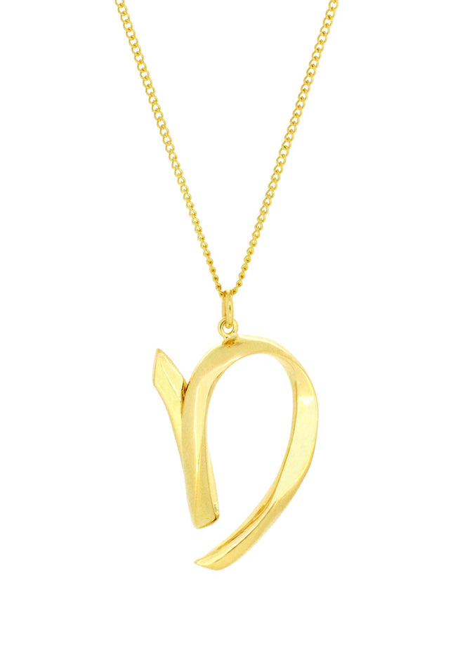 Alphabet D Gold - Ketting - ellemilla