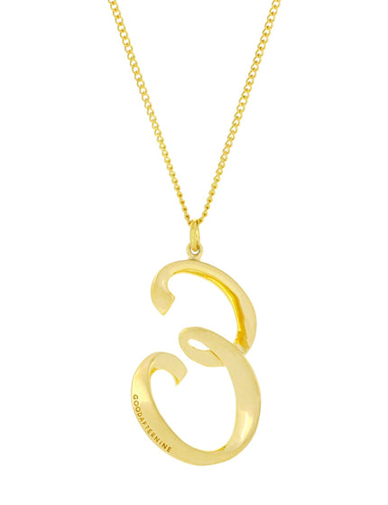 Alphabet E Gold - Ketting - ellemilla