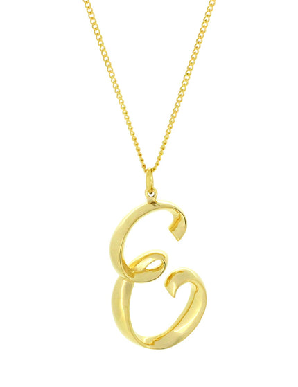 Alphabet E Gold - Ketting - ellemilla