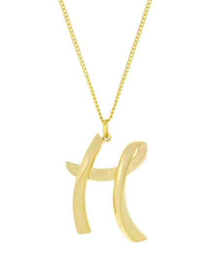 Alphabet H Gold - Ketting - ellemilla