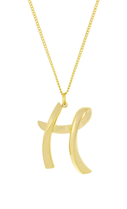 Alphabet H Gold - Ketting - ellemilla