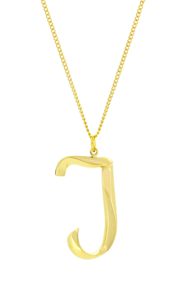 Alphabet J Gold - Ketting - ellemilla