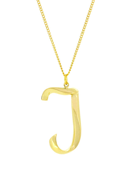 Alphabet J Gold - Ketting - ellemilla