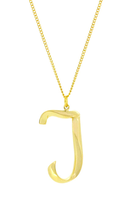 Alphabet J Gold - Ketting - ellemilla