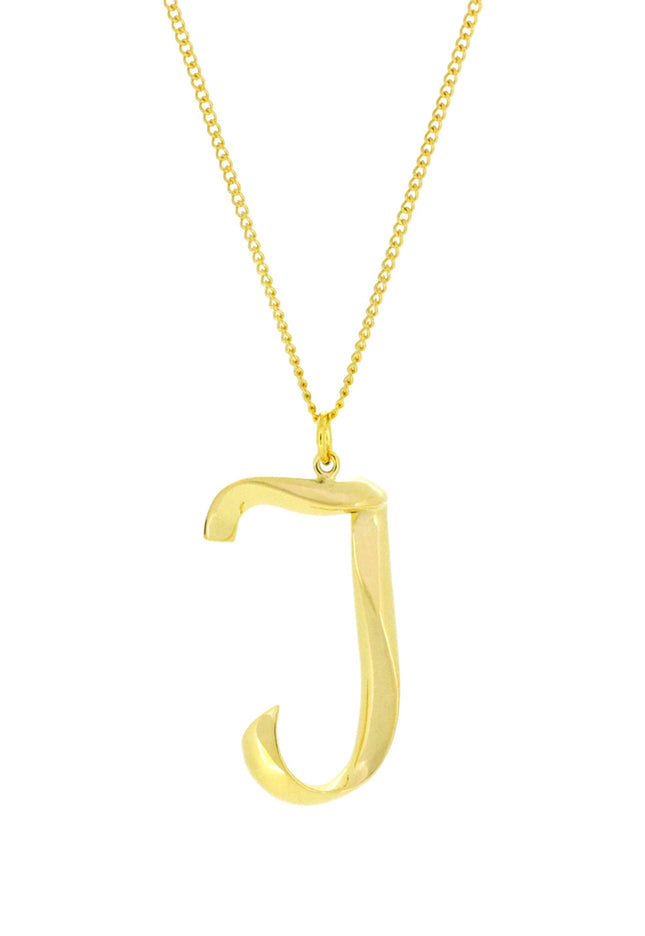 Alphabet J Gold - Ketting - ellemilla