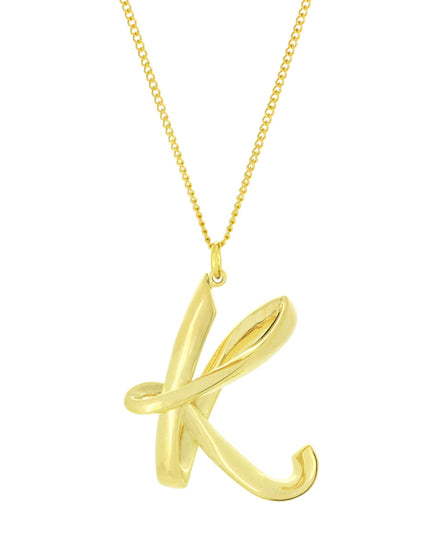 Alphabet K Gold - Ketting - ellemilla