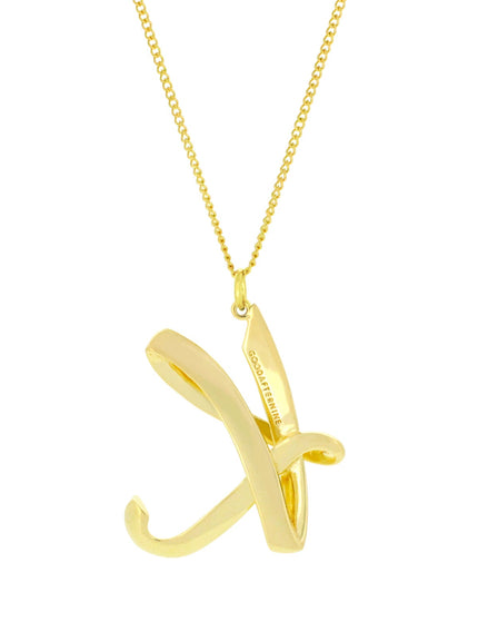 Alphabet K Gold - Ketting - ellemilla