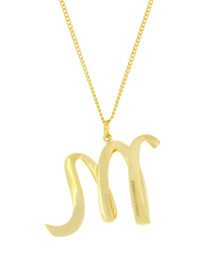 Alphabet M Gold - Ketting - ellemilla