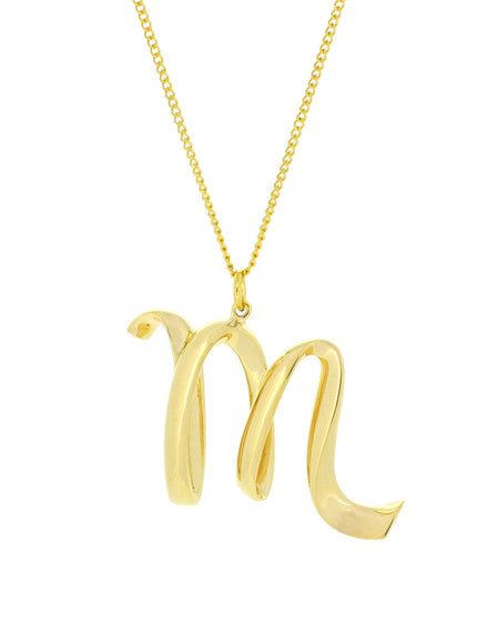 Alphabet M Gold - Ketting - ellemilla