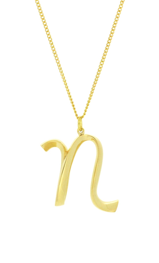 Alphabet N Gold - Ketting - ellemilla
