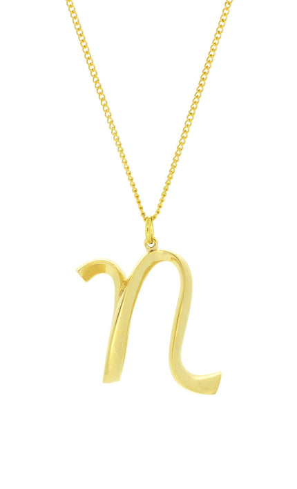 Alphabet N Gold - Ketting - ellemilla