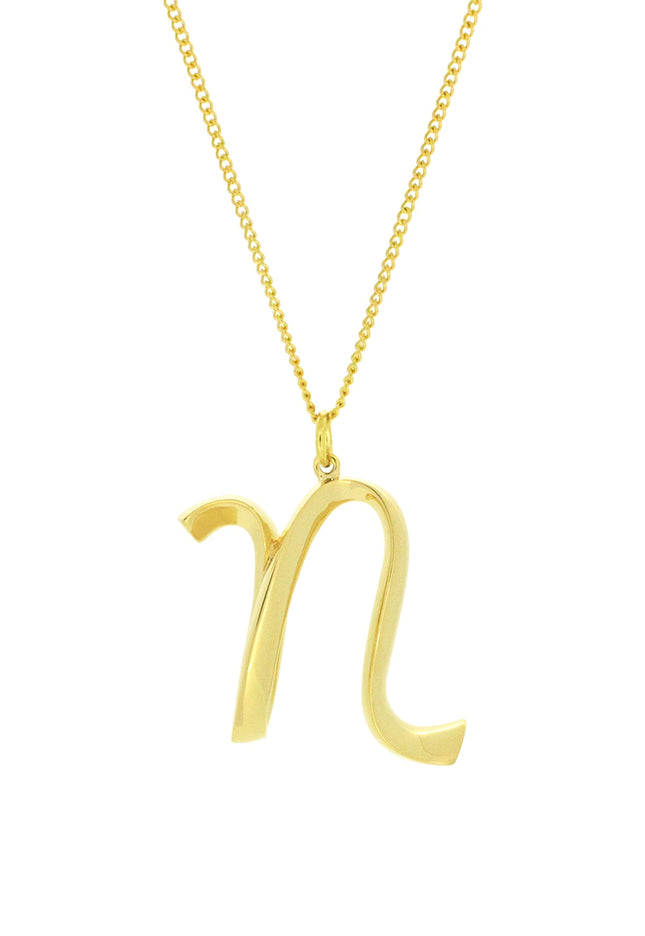 Alphabet N Gold - Ketting - ellemilla