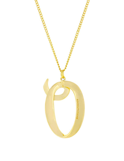 Alphabet O Gold - Ketting - ellemilla