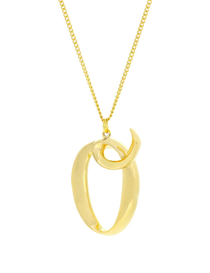 Alphabet O Gold - Ketting - ellemilla