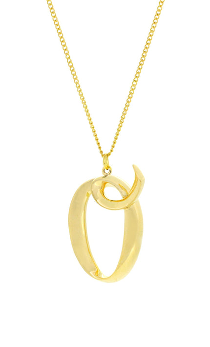 Alphabet O Gold - Ketting - ellemilla