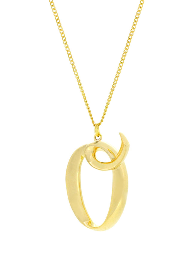 Alphabet O Gold - Ketting - ellemilla