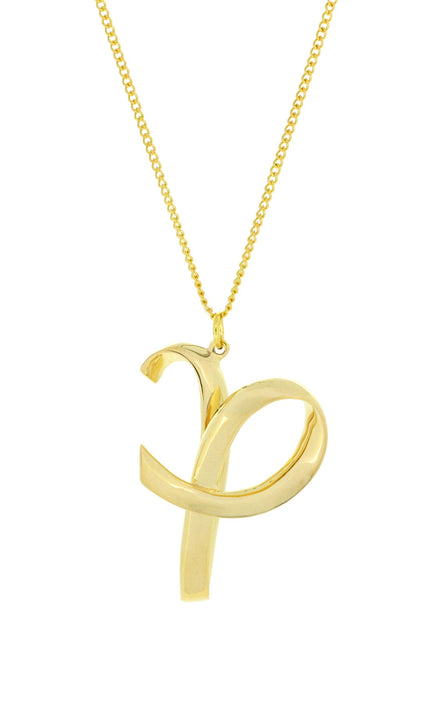 Alphabet P Gold - Ketting - ellemilla