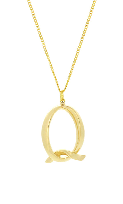 Alphabet Q Gold - Ketting - ellemilla