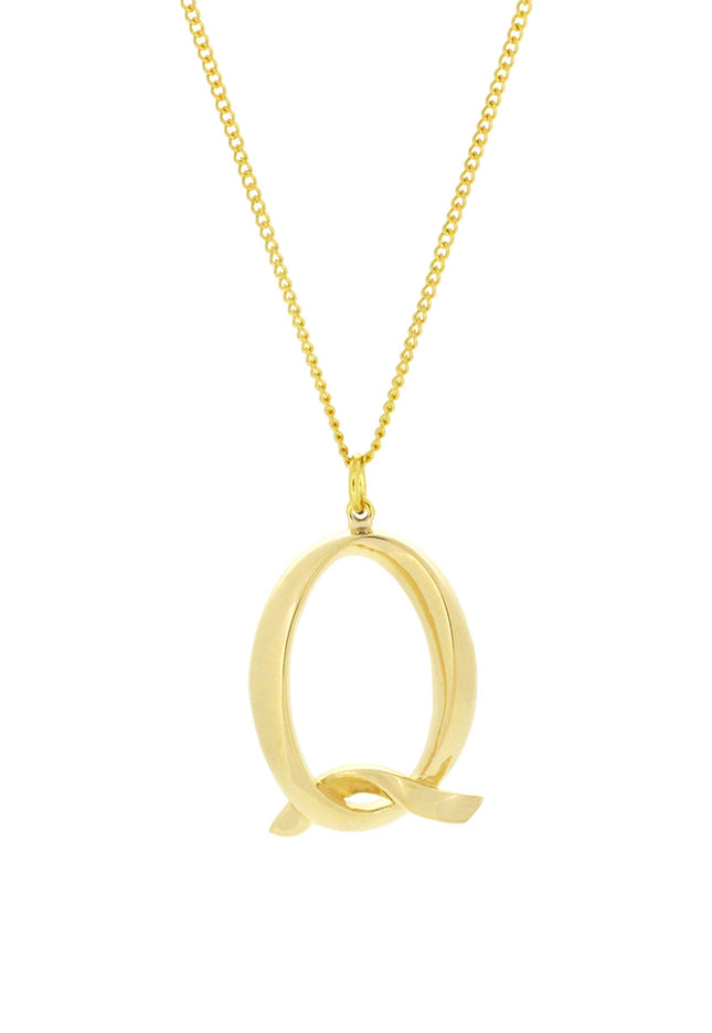Alphabet Q Gold - Ketting - ellemilla