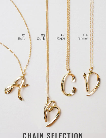 Alphabet S Gold - Ketting - ellemilla