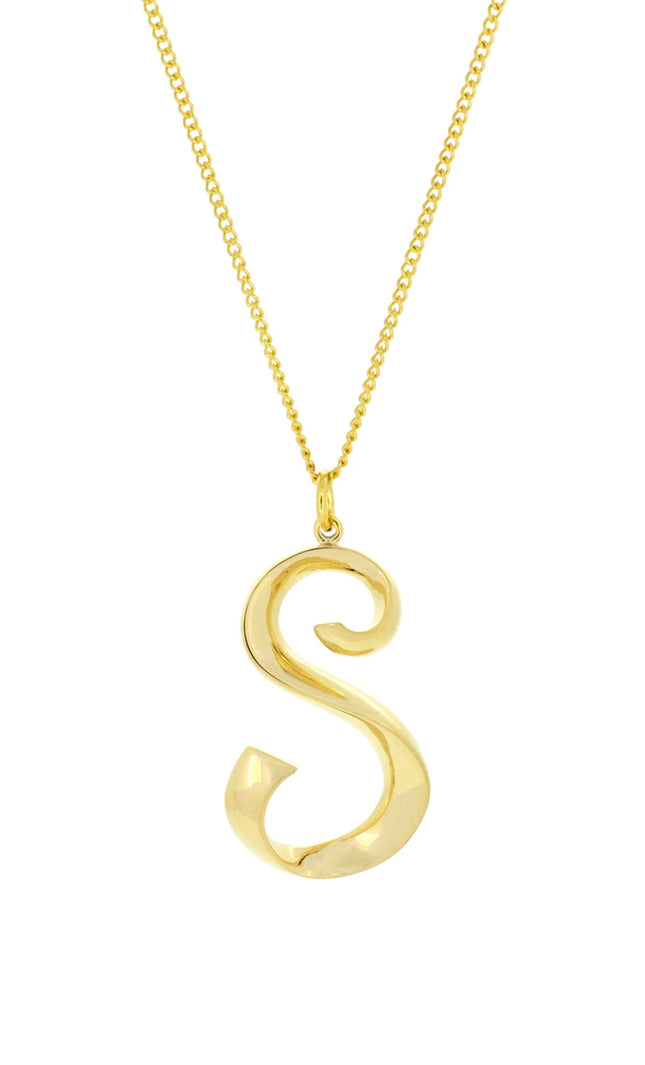 Alphabet S Gold - Ketting - ellemilla