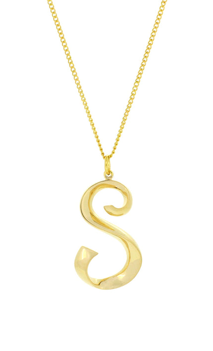 Alphabet S Gold - Ketting - ellemilla