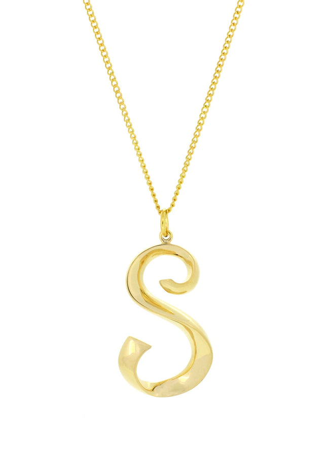Alphabet S Gold - Ketting - ellemilla