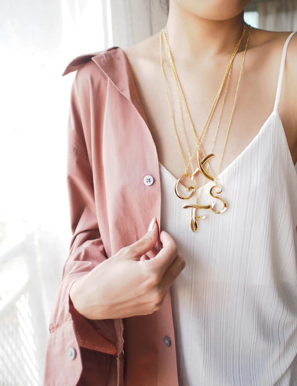 Alphabet S Gold - Ketting - ellemilla