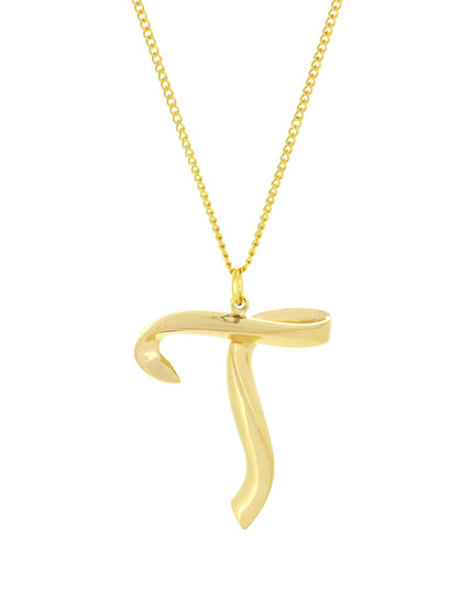 Alphabet T Gold - Ketting - ellemilla