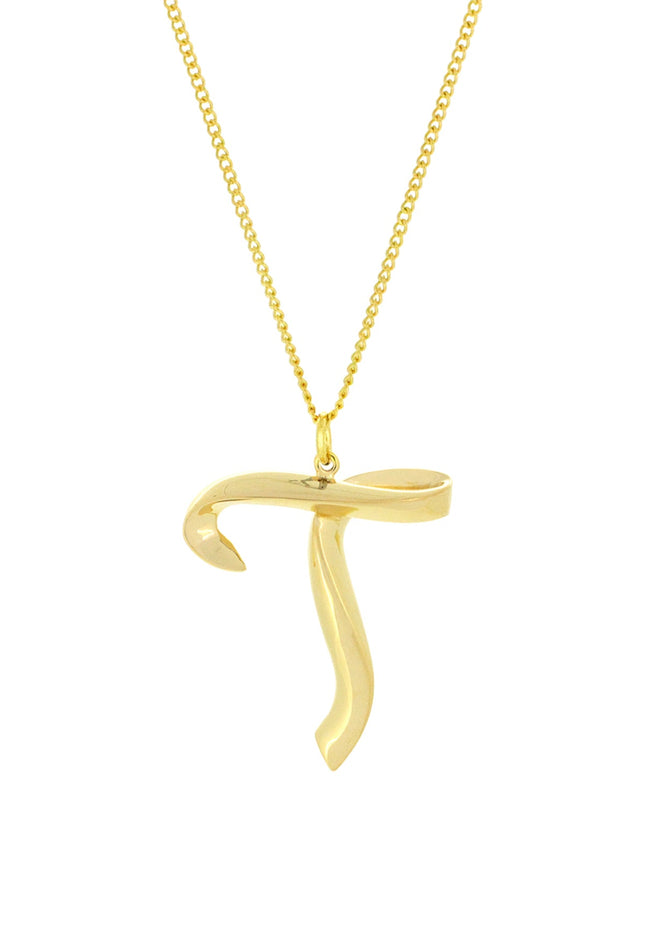 Alphabet T Gold - Ketting - ellemilla