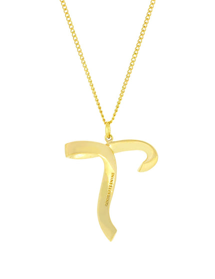 Alphabet T Gold - Ketting - ellemilla