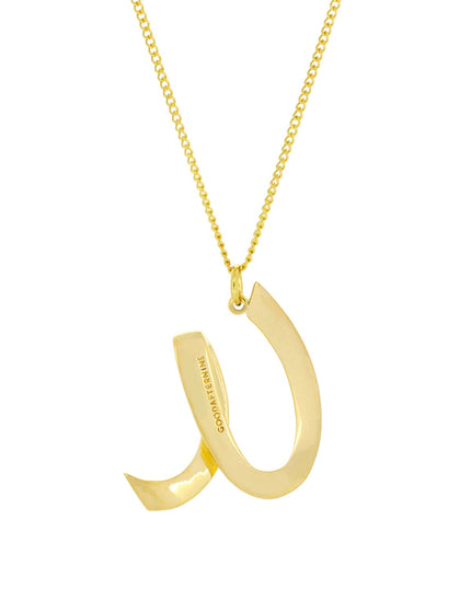 Alphabet U Gold - Ketting - ellemilla
