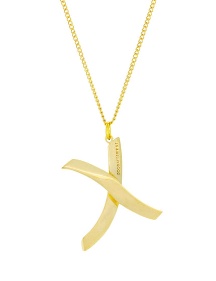 Alphabet X Gold - Ketting - ellemilla