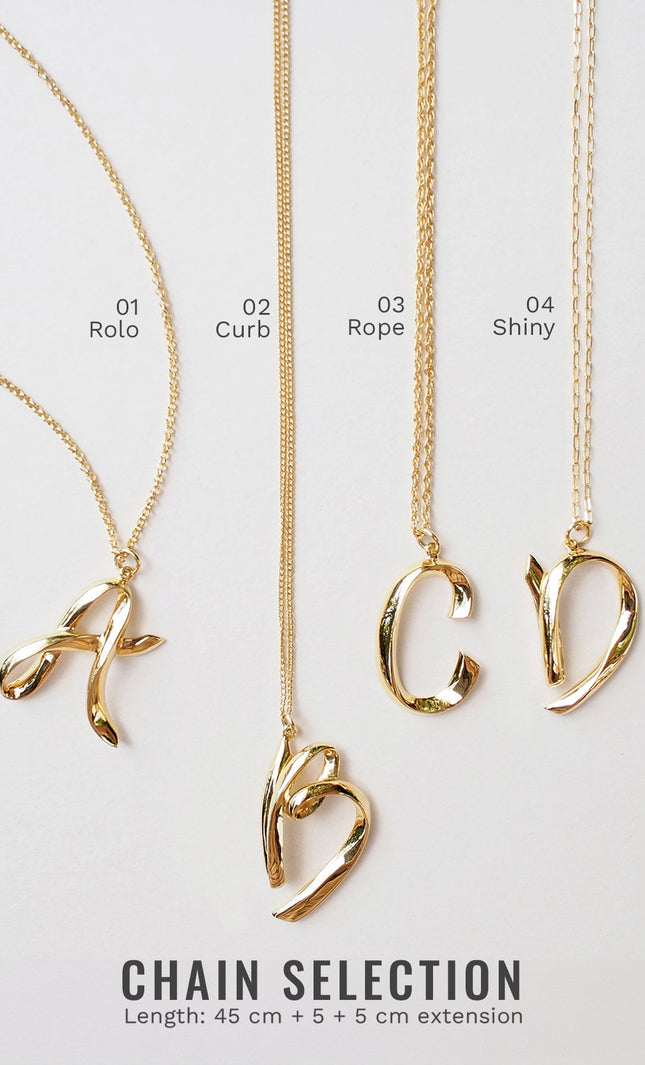 Alphabet X Gold - Ketting - ellemilla