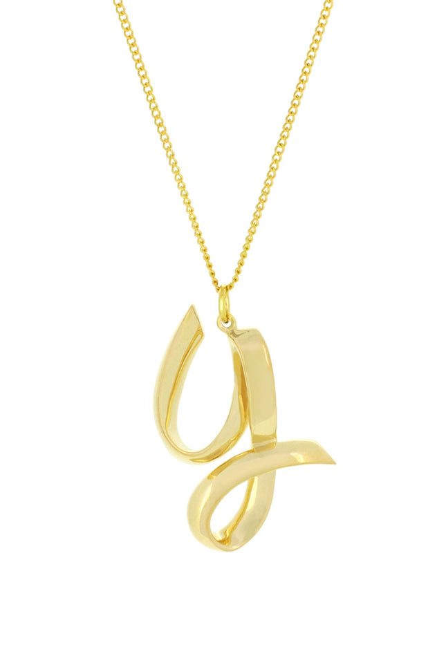 Alphabet Y Gold - Ketting - ellemilla