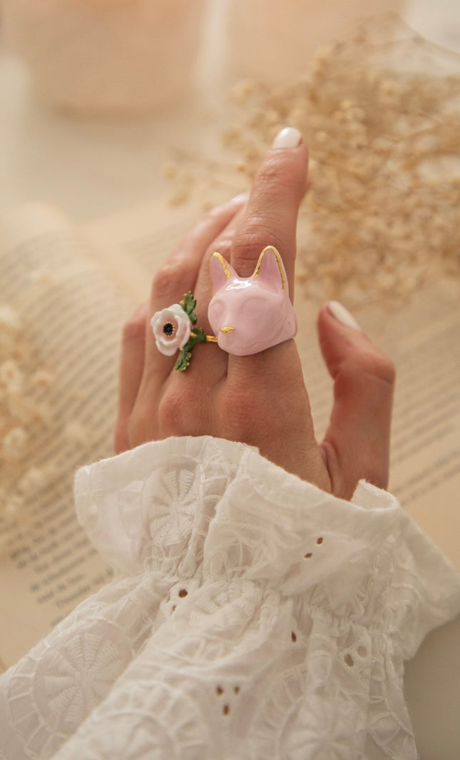 Anemone White - Ring - ellemilla
