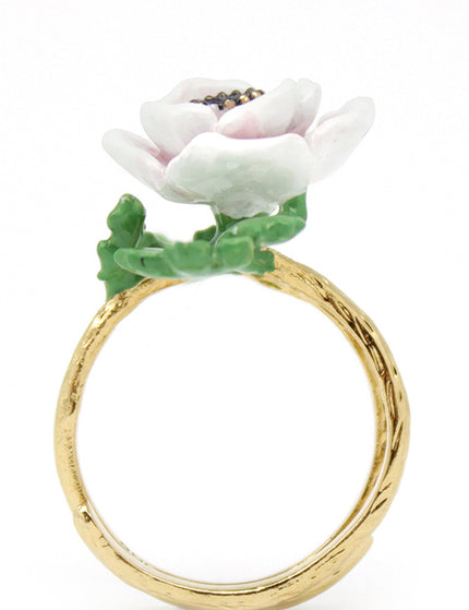 Anemone White - Ring - ellemilla