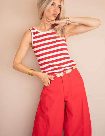 Baggy Barrel Red - Broek - ellemilla