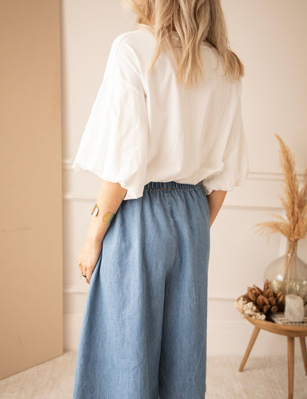 Baggy Bermuda Blue - Jeans - ellemilla